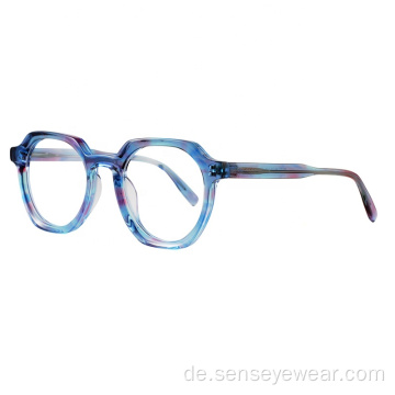 Spektakelscharbe Acetat Rahmen optische Brille Frauen Monturas